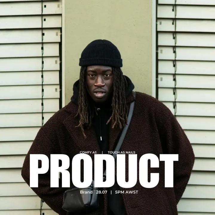 Product showcase image output example